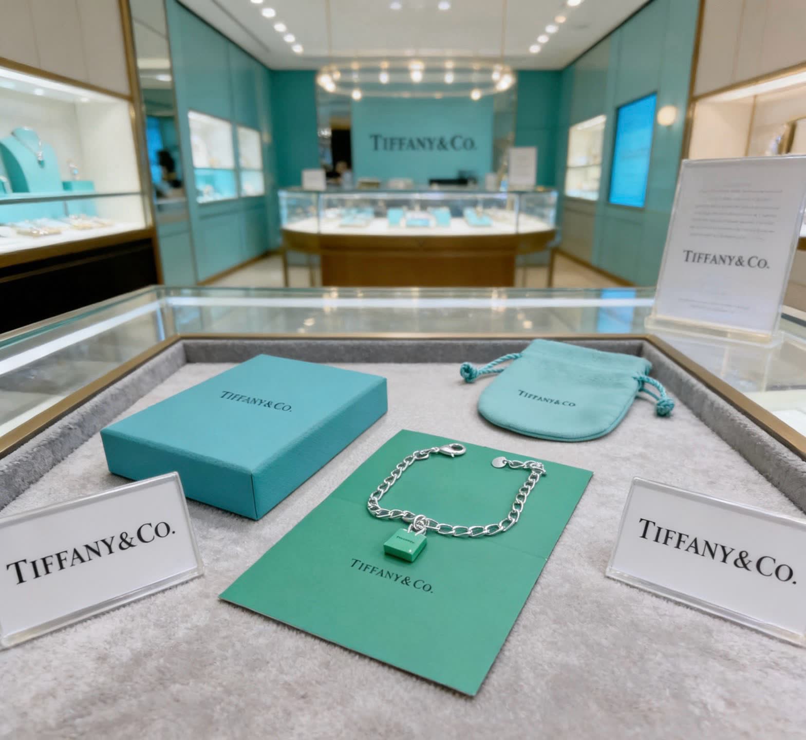 Tiffany & Co. Silver Charm Bracelet